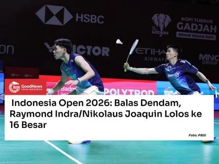Raymond Indra dan Nikolaus Joaquin Melaju ke 16 Besar Hylo Open 2026 usai Tekuk Wakil Tuan Rumah
