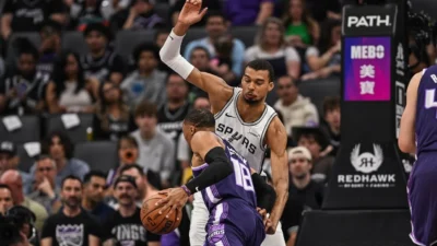 Spurs Bantai Kings 130-103, Wembanyama dan Champagnie Pimpin Pesta Tiga Angka