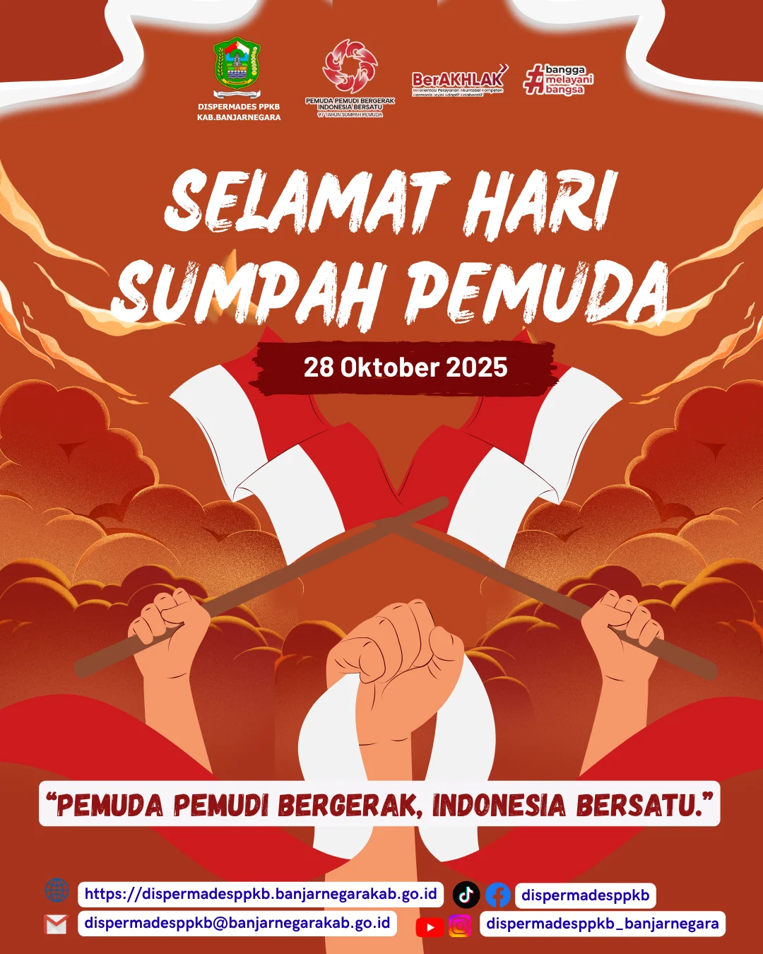 Sumpah Pemuda 2026: Tema Patriotik hingga Kolaborasi PLN dan Astra