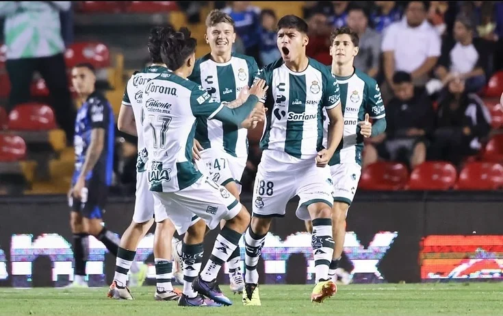Tahiel Jiménez Bawa Santos Laguna Comeback Atas Atlético San Luis