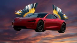 Tesla Roadster “Terbang” Melayang di Atas Panggung, Janji Produksi 2028 Masih Tanda Tanya