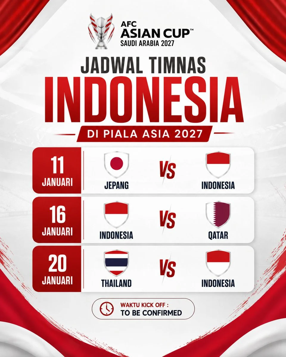 Timnas Indonesia Bersiap Hadapi Tantangan Besar di Piala Asia 2027